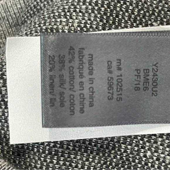 John Varvatos Silk Blend Light Heather Grey Henley L - Picture 7 of 9